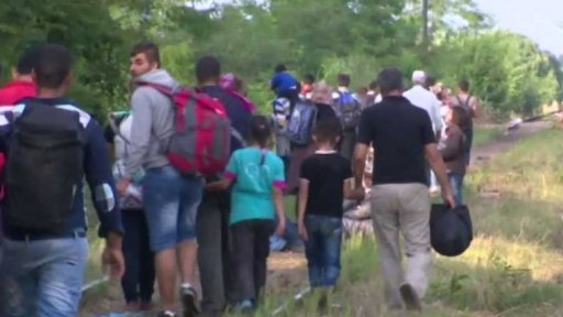 Jak se uprchlíci dostávají do Maďarska