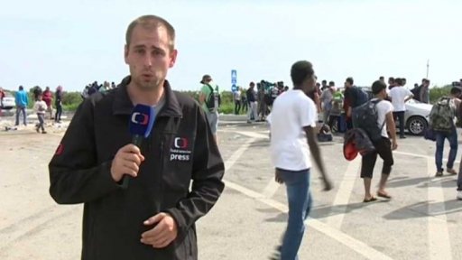 Srbsko-maďarská hranice den po střetech