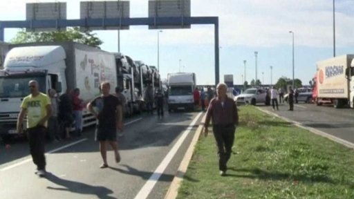 Dění na chorvatsko-srbské hranici