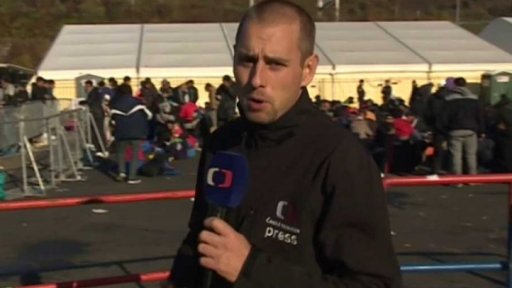 Uprchlíci na slovinsko-rakouské hranici