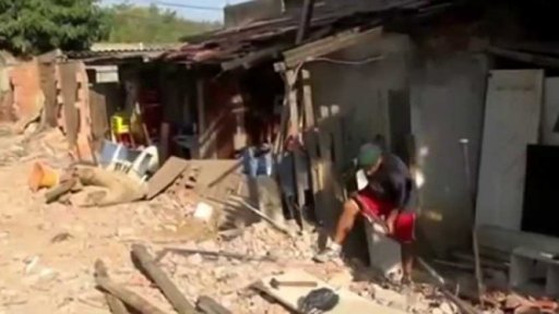 Násilné vyklízení favel v Brazílii