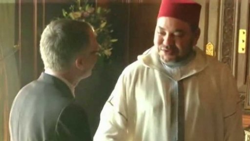 Obvinění z vydírání marockého krále