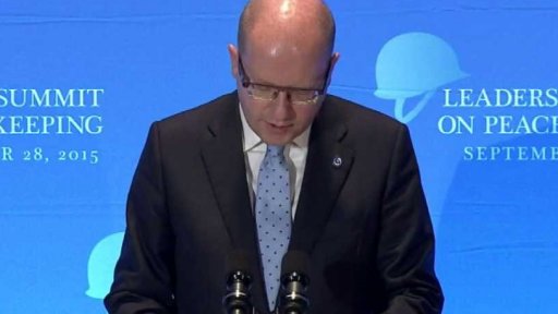 Prezident a premiér na Valném shromáždění OSN