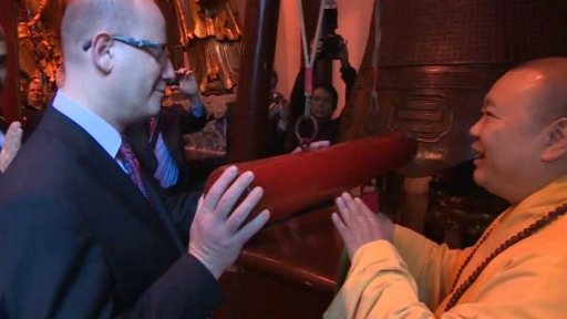 Premiér Sobotka v Číně