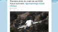 Pád airbusu a média