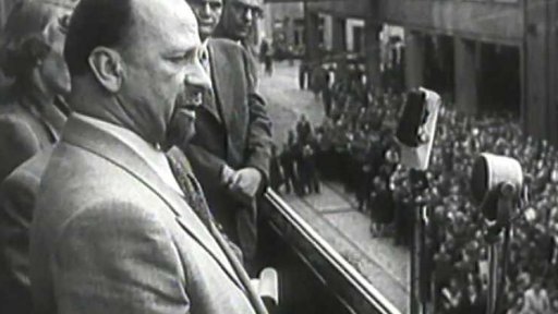 Přiletěla delegace prozatímní vlády NDR (1950)