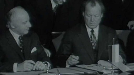 W. Brandt a W. Scheel na návštěvě Prahy (1973)