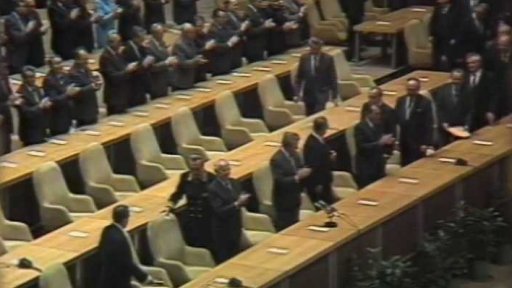 Setkání pracujících a mládeže s představiteli KSČ a dalších organizací (1985)