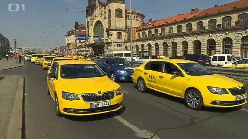 Protesty taxikářů