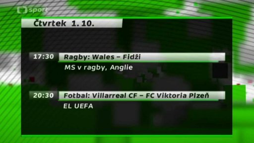 7 dní na ČT sport