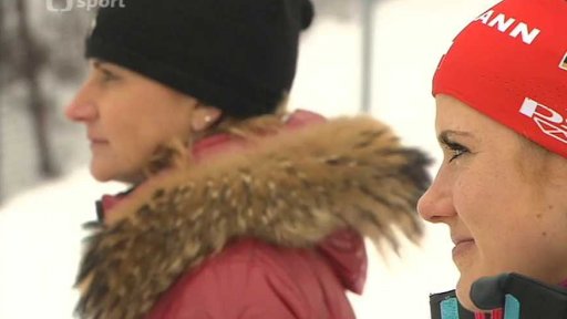 Setkání generací: Jiřina Pelcová-Adamičková a Gabriela Soukalová