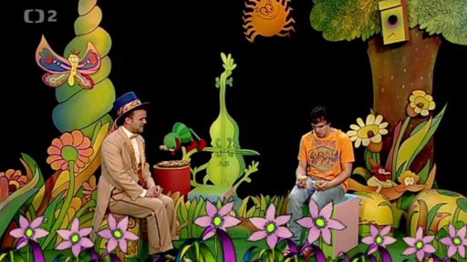 Mufikanti. Filip a Tomáš zpívají píseň: “Pečivo“, Muf je zdrcený.