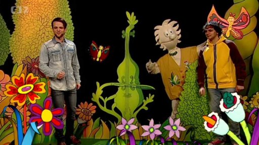 Pan Pip a Otylka sehnali Tomáše s Filipem a ti zazpívali mamkám písničku „Maminčin perník“.