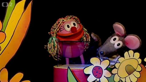 Tryskáček a Fámula se loučí s kamarády.