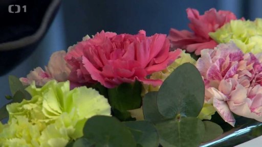 Sváteční vazba z karafiátů