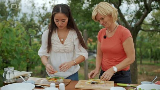 Vietnamské jarní zeleninové rolky se dvěma druhy salsy