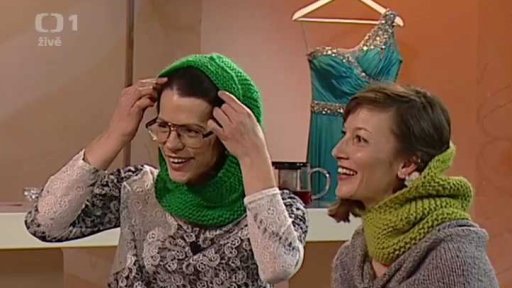 Pleteme: šála - Jiřina + Natálie Pivoňková - 2. část