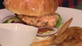Lososový burger