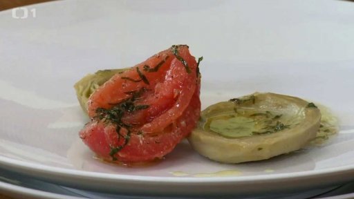 Artyčoky s rajčátkem a petrželovým máslem