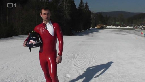 Rychlostní lyžař Radek Čermák