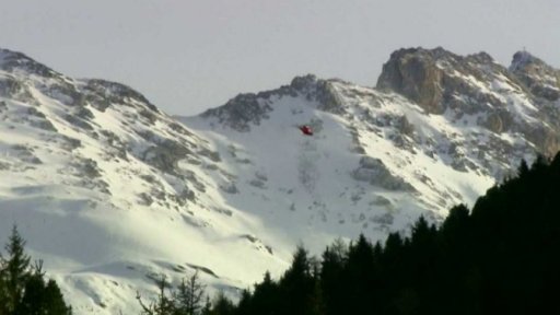 Pád laviny v Rakousku