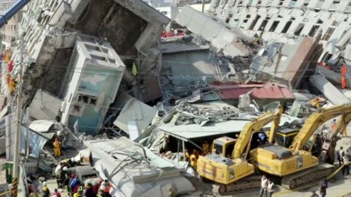 Oběti zemětřesení na Tchajwanu