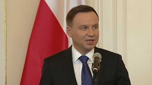 Polský prezident v Česku