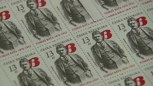 Tomáš Baťa na poštovní známce
