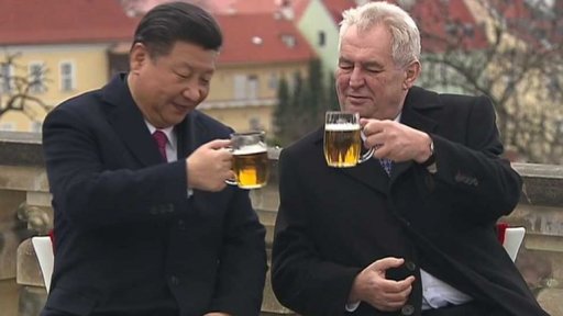 Poslední den čínského prezidenta v Česku
