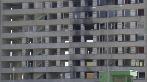 Bourání domů v chanovském ghettu