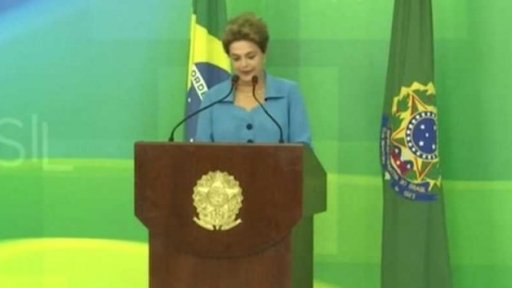 Dočasně odvolaná prezidentka Brazílie