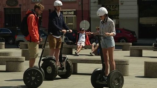 Segway v ulicích Prahy