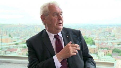 Prezident Zeman označil masakr Arménů za genocidu
