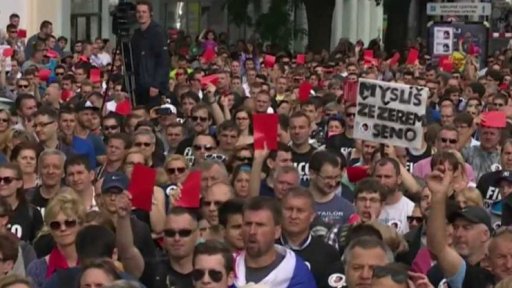 Protesty za odvolání ministra Kaliňáka