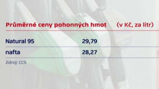 Ceny pohonných hmot