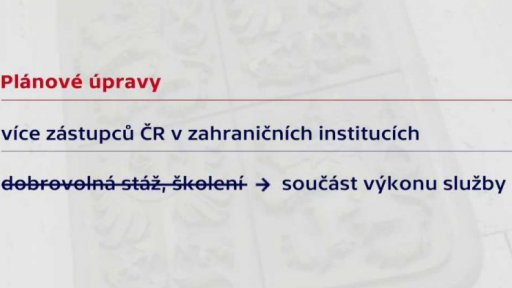 Změny služebního zákona