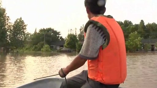 Tragické přívalové deště v Číně