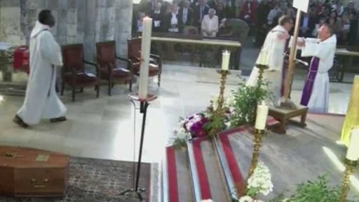 Rozloučení s katolickým knězem