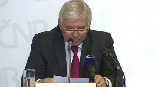 Jednání rady ČNB v čele s guvernérem Rusnokem