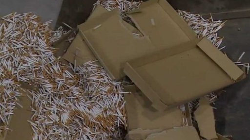 Likvidace padělaných cigaret