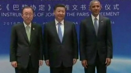 Podpis klimatické dohody