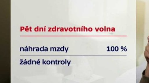 Placené zdravotní volno?