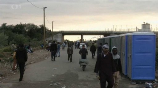 Čtyřmetrová zeď v Calais