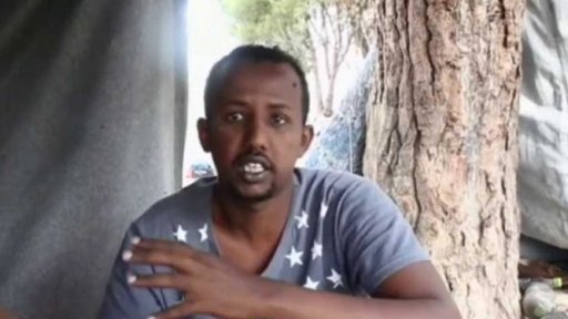 Požár v uprchlickém táboře