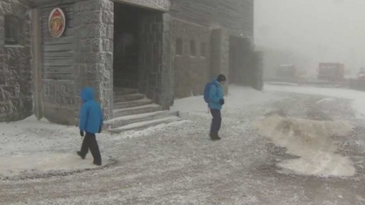 První sníh na horách