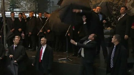 Kauza házení vajec na prezidenta