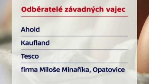 Zákaz prodeje polských vajec