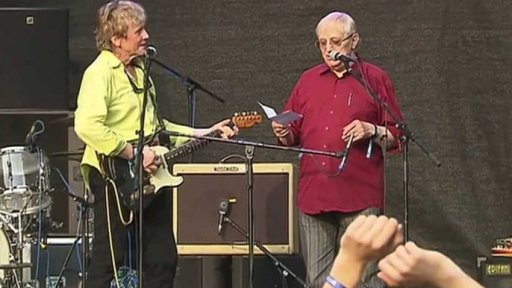 Ivan Král a Jiří Suchý na festivalu Metronome