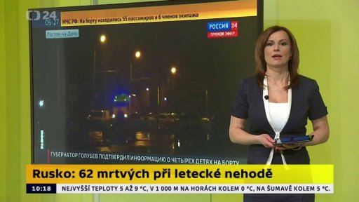 Rusko: 62 mrtvých při letecké nehodě