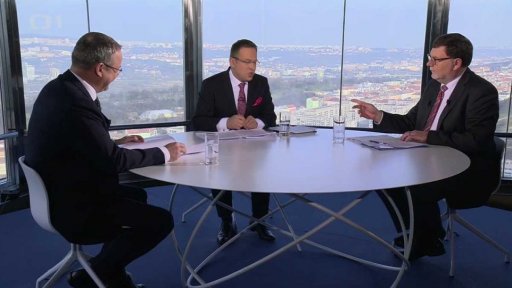 Dan Ťok (nestr. za ANO), ministr dopravy; Zbyněk Stanjura (ODS), bývalý ministr dopravy